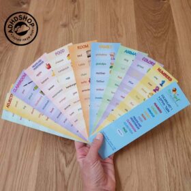 מניפת אוצר מילים ראשונות באנגלית 1