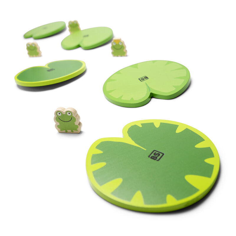 מסלול הצפרדעים – משחק שיווי משקל עשוי עץ