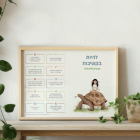 להיות בקשיבות - לוח מיינדפולנס מגנטי