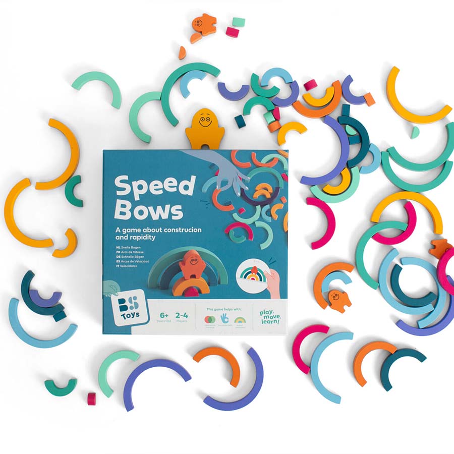 קשתות מהירות – משחק בניה והתאמה מהיר וחכם